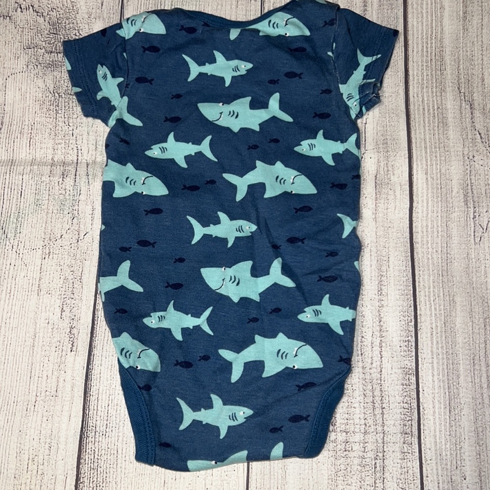 Baby boy shark & ocean outfit bundle 3-6 months - Picture 7 of 16